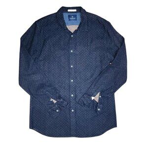 Scotch & Soda Shirt Mens Size XXL Linen Blend Button Down Top Long Sleeve